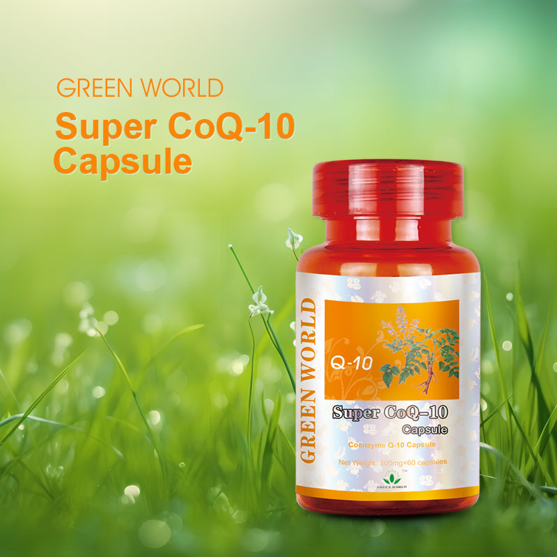 Super Co-Q10 Green World Capsule: Helpful With Cardiovascular Diseases - Green World herbal health Products