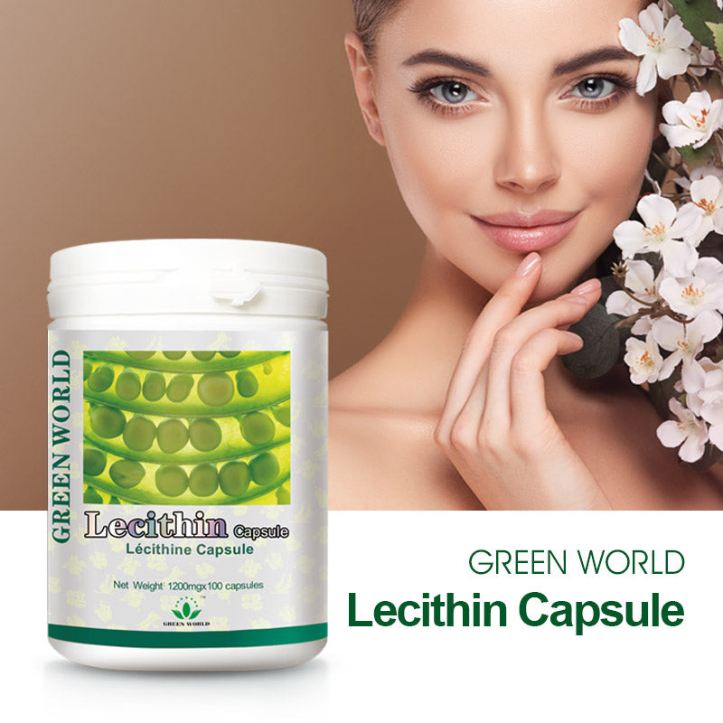 Lecithin Softgel Green World: Brain Health and Skin Nourishment - Green World herbal health Products