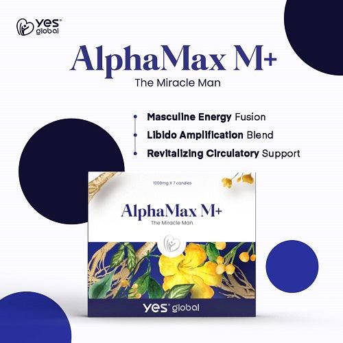 Alpha Max M+ 7 satchets| For prostate health, male libido, sexual function and overall vitality.