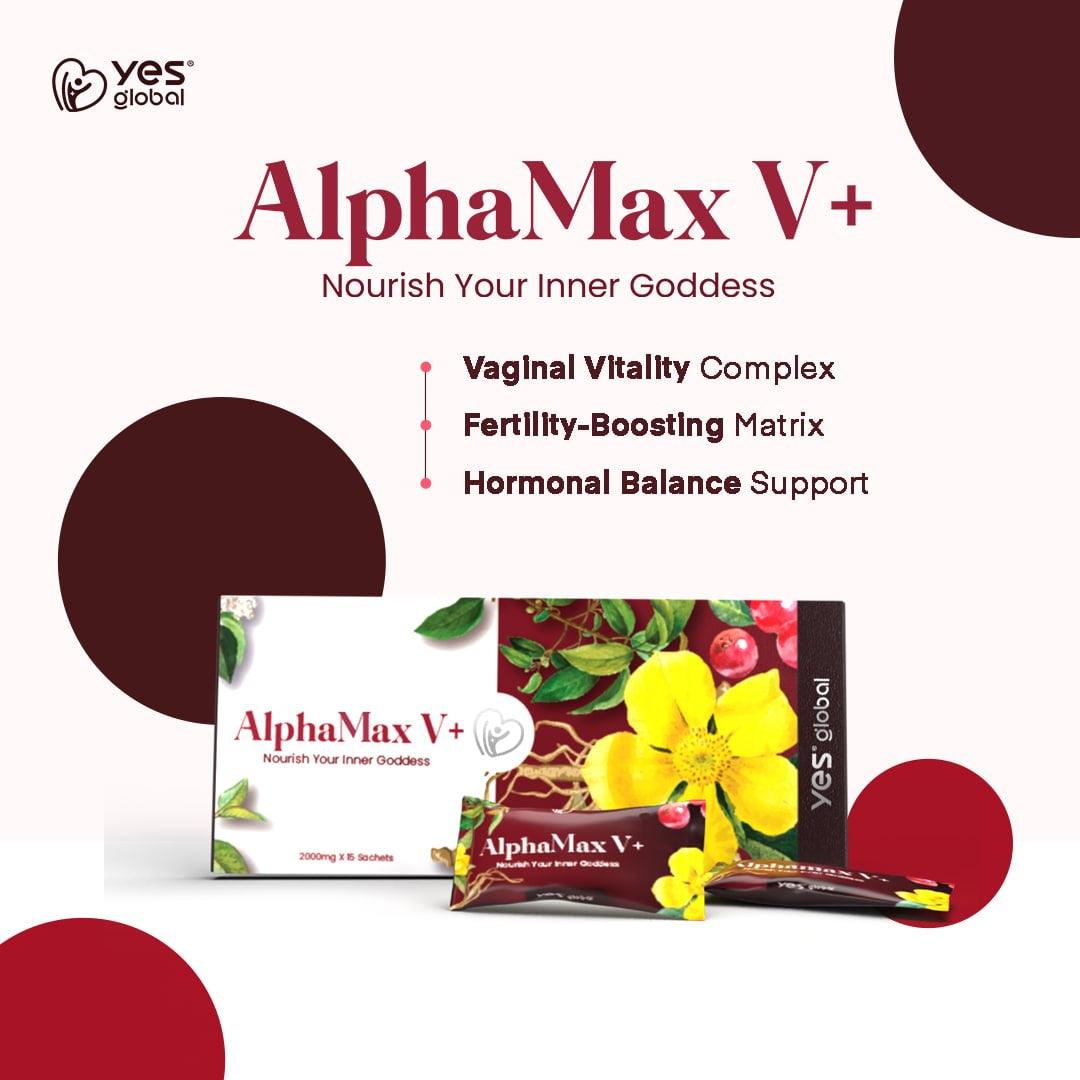 Alpha Max V+ 15 sachets | Support hormonal balance, energy, vitality, and overall wellness