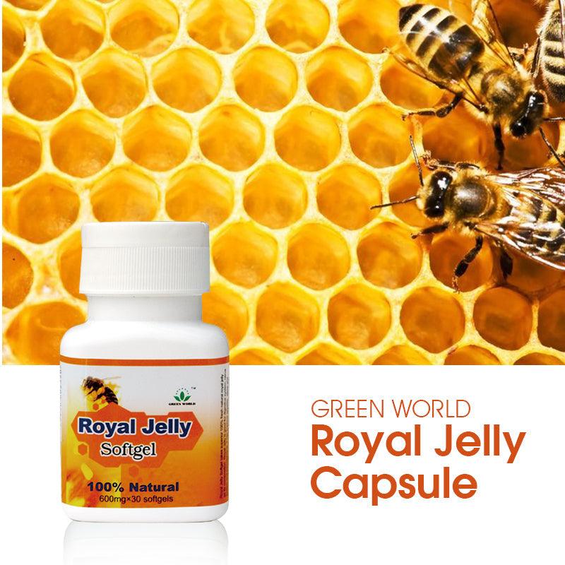 Royal Jelly Softgel Green World : Regulates Endocrine and Improves Immunity | Green World health products