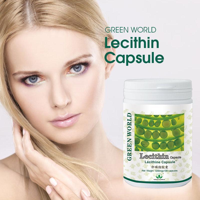 Lecithin Softgel Green World: Brain Health and Skin Nourishment | Green World health products