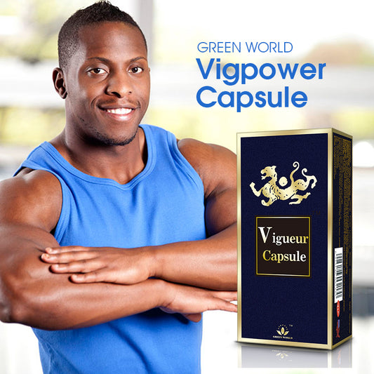 Vigpower Green World Capsule : Erectile dysfunction, Stamina, Premature Ejaculation - Green World herbal health  Products 