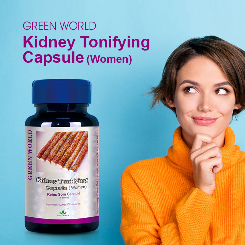 Kidney Tonifying Capsule Green World (Women): Balances Female Hormones. - Green World herbal health  Products 