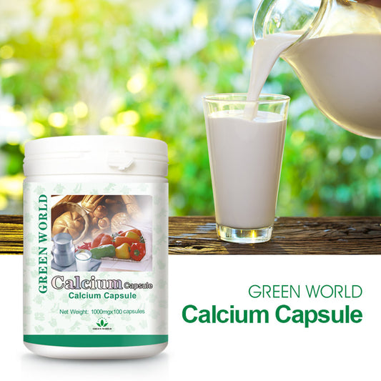 Calcium Softgel Green World : 100% Natural Softgel, Stronger Bone and Healthy Living - Green World herbal health  Products 