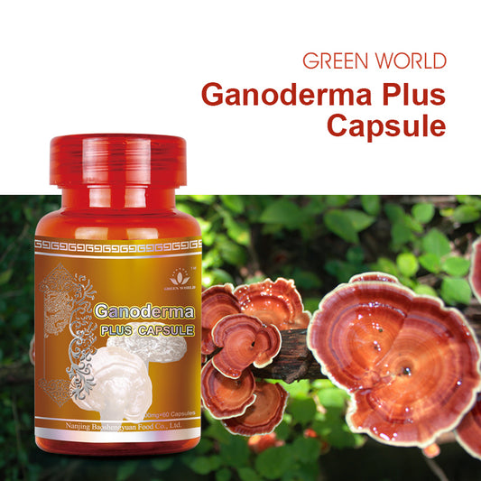 Ganoderma Plus Green World Capsule: Reduces The Effect of Chemo - Green World herbal health  Products 
