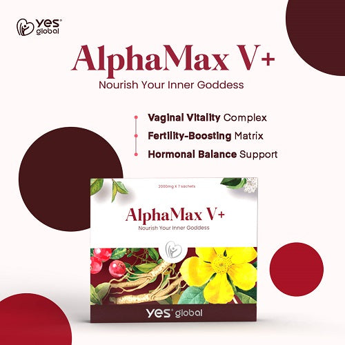 Alpha Max V+ 7 satchets| Support hormonal balance, energy, vitality, and overall wellness