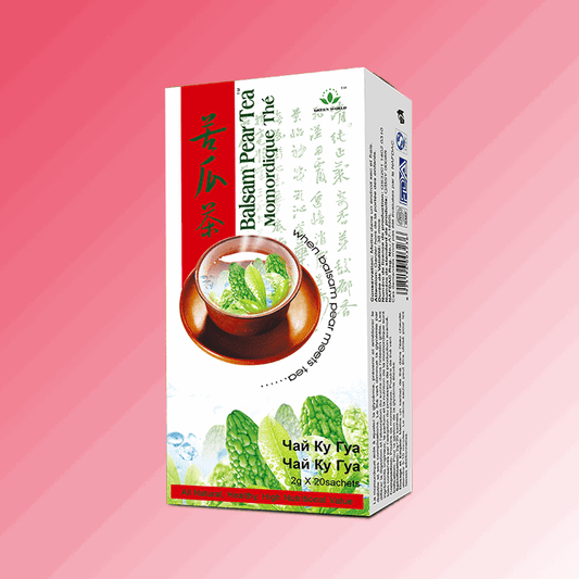 Balsam Pear Tea Green world : For Treatment of Diabetes And Regulate Blood Sugar | Green World health products