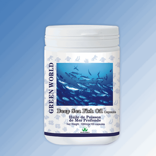 Deep Sea Fish Oil Green World: 100% Natural Omega 3 Softgel for Healthy Living | Green World health products