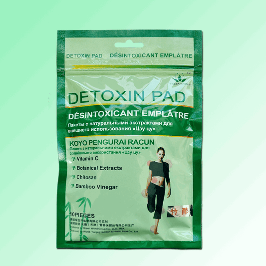 Detoxin Pad Green world : Pumping Out Toxins Through The Acupoints On Your Sole | Green World health products