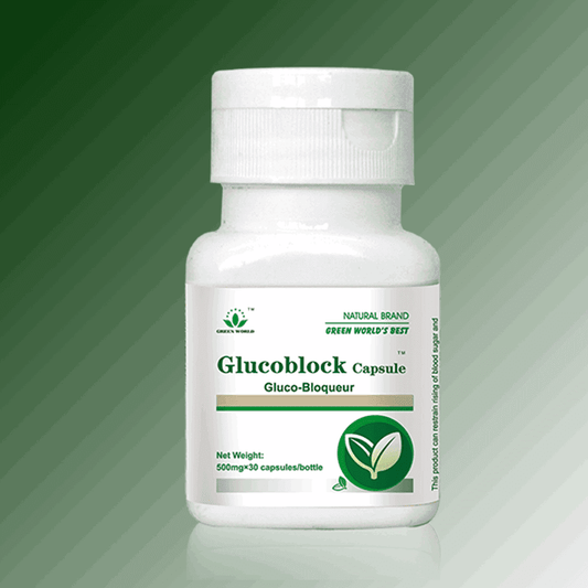 Glucoblock | Diasure Green world Capsule: Regulates Blood Sugar Level | Green World health products