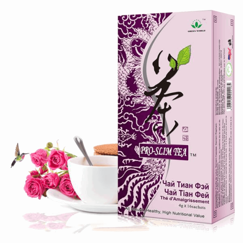 Pro-Slimming Tea Green World :  Weight loss tea, Burn Fat and Aid Digestion | Green World health products