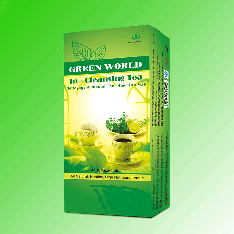Intestine Cleansing Tea Green World : Cleanses the bowel and Discharge Body Toxin | Green World health products